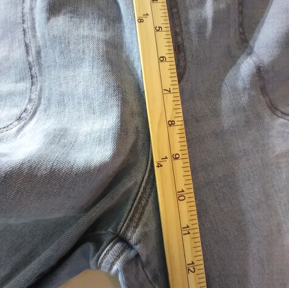 Old Navy Blue Denim Jean Bib Overalls Size 16 Country Farm - Picture 5 of 8